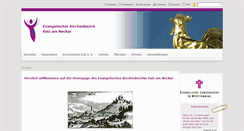 Desktop Screenshot of kirchenbezirk-sulz.de