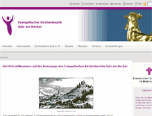 Tablet Screenshot of kirchenbezirk-sulz.de